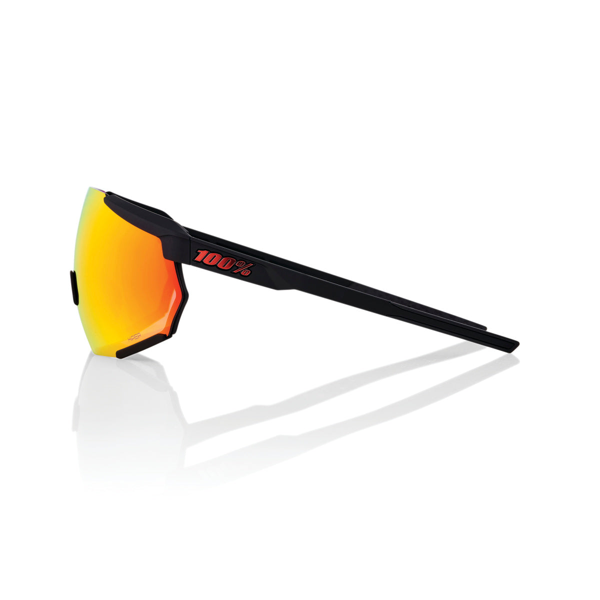 RACETRAP 3.0 - Soft Tact Black - HiPER Red Multilayer Mirror Lens